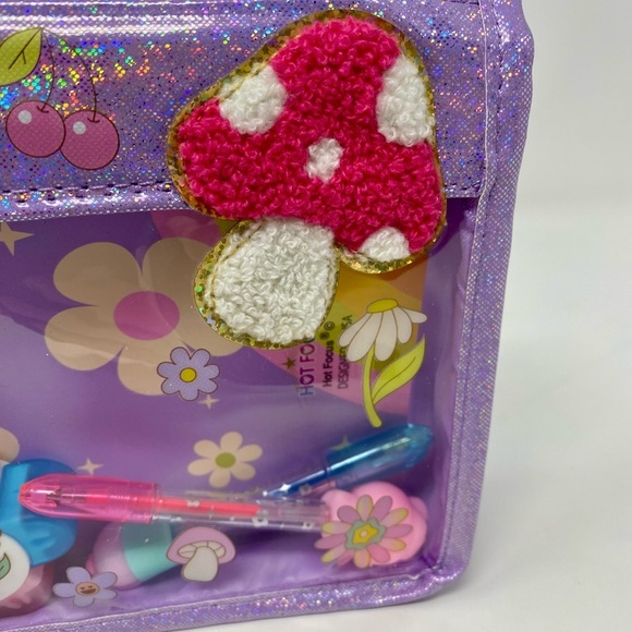 Hot Focus Purple Wristlet Stationery Set - Picture 2 of 7